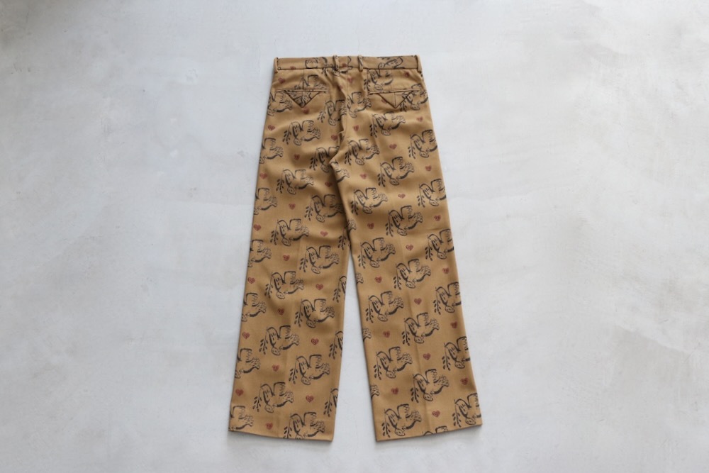 Sasquatchfabrix.(��������å��ե��֥�å���)��SEMI FLARE SLACKS "OLIVE BRANCH" "
