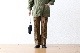 Sasquatchfabrix.(��������å��ե��֥�å���)��SEMI FLARE SLACKS "OLIVE BRANCH" "