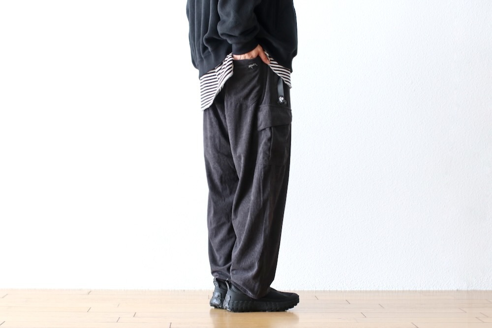 パンツ STONE  Corduroy Pants ZIPPER CORDUROY PANTS / GREY | SKINS ONLINE STORE