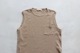 SEVEN BY SEVEN (֥Х֥) "WRAP AROUND SLEEVELESS TEE - Recycle supima waffle -"