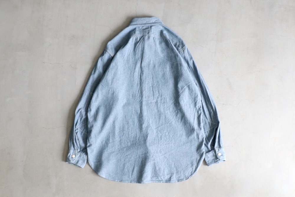 Engineered Garments (���󥸥˥����ɥ�������) "Work Shirt - 4.5oz Cotton Chambray"