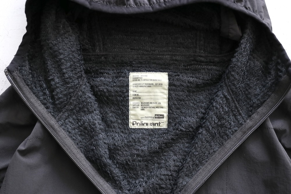 ��limited��WILDTHINGS �� Poliquant(�磻��ɥ��󥰥� �� �ݥꥯ�����) "WILDTHINGS | Poliquant THE ECWCS DEFORMED QUILTING HOODED JACKET / CORDURA Fabric AND POLARTEC"