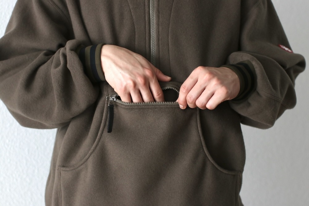 C.E(��������) "FLEECE HALF ZIP UP"
