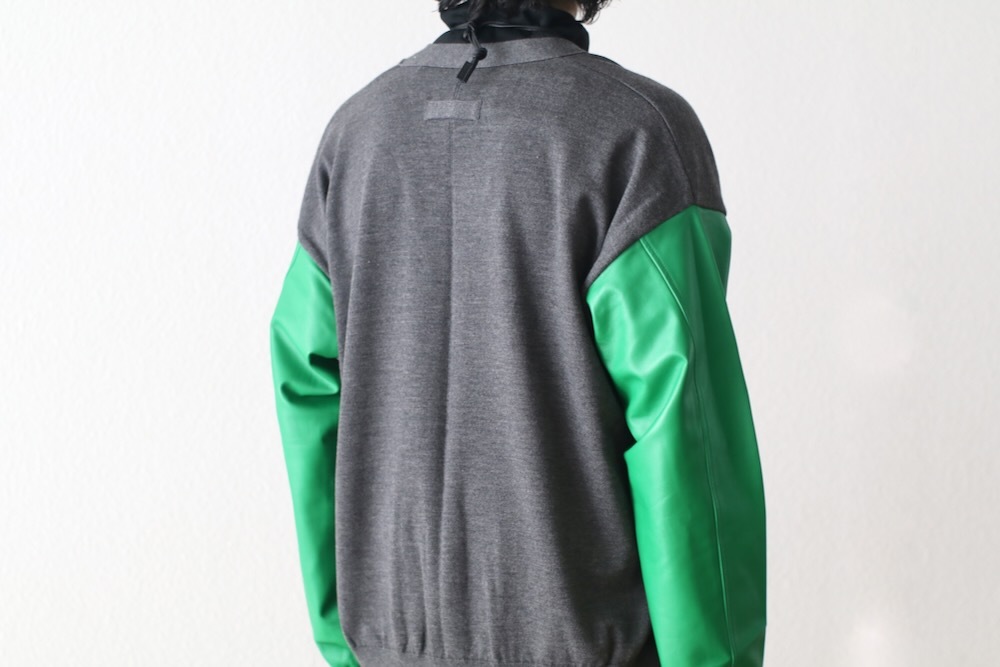 �� 20%Off coupon�о� ��ssstein(���奿����) "LEATHER SLEEVES HIGH COUNT KNIT CARDIGAN"