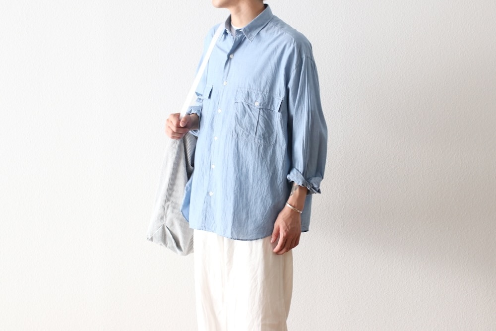Porter Classic(�ݡ��������饷�å�) "ROLL UP CHAMBRAY SHIRT"