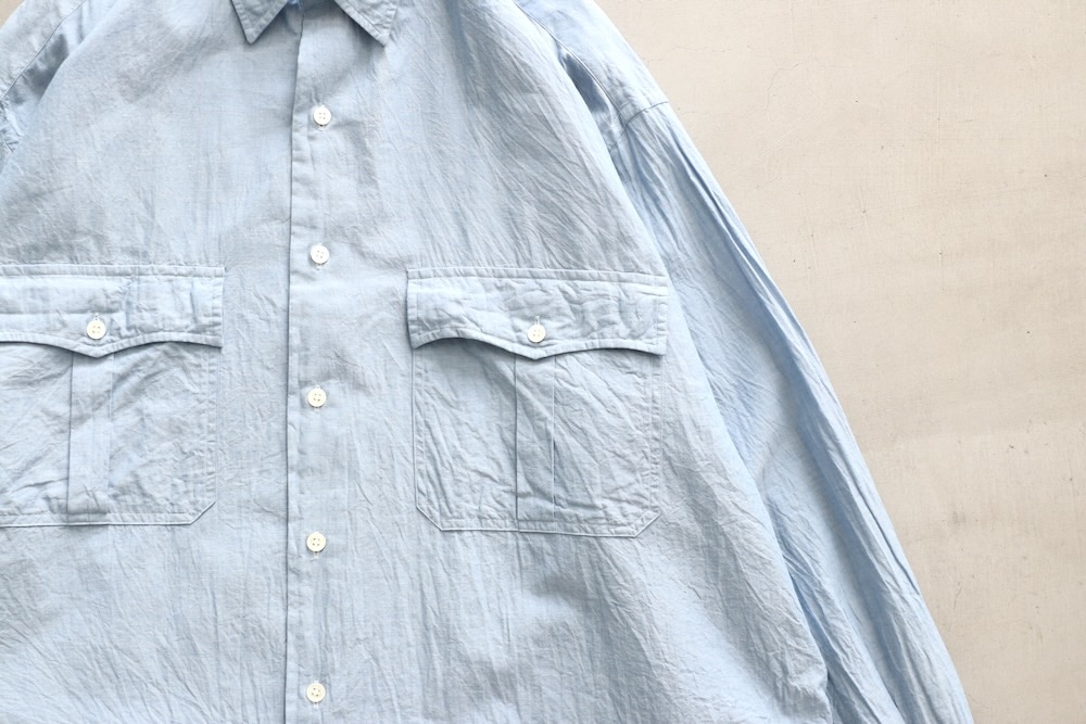 Porter Classic(�ݡ��������饷�å�) "ROLL UP CHAMBRAY SHIRT"