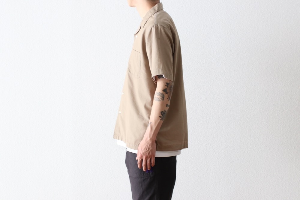nanamica(�ʥʥߥ�) "Open Collar Panama S/S Shirt"