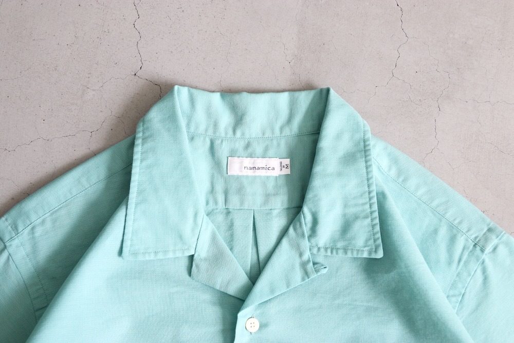 nanamica(�ʥʥߥ�) "Open Collar Panama S/S Shirt"
