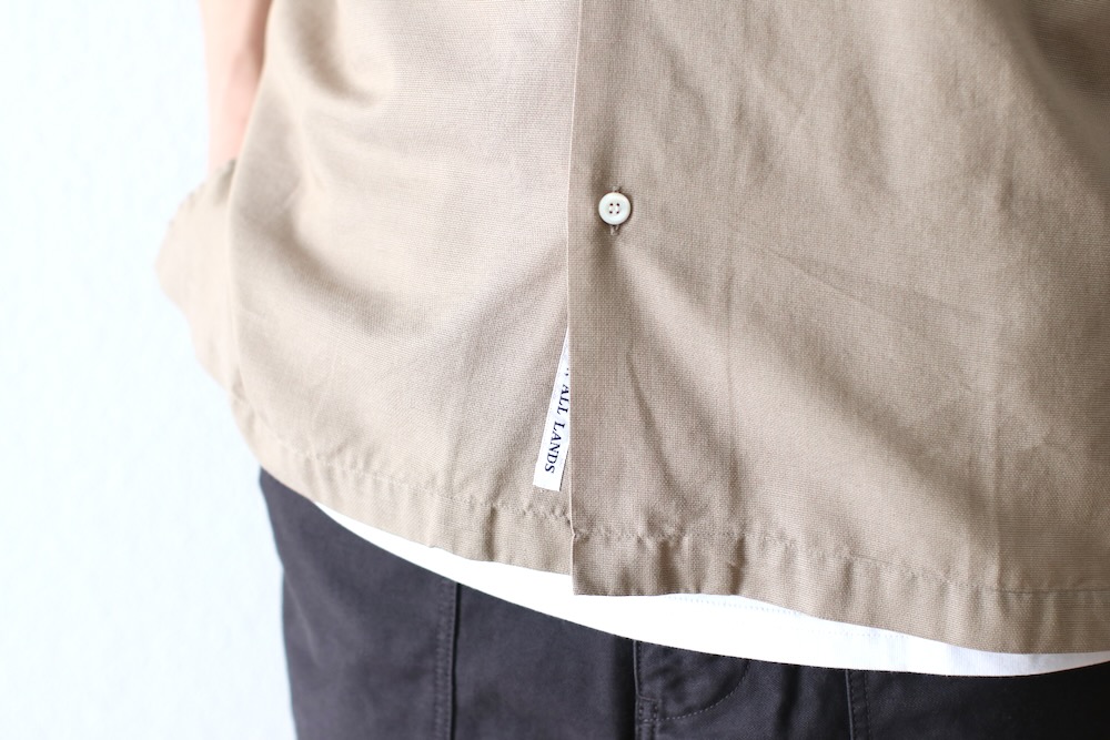 nanamica(�ʥʥߥ�) "Open Collar Panama S/S Shirt"
