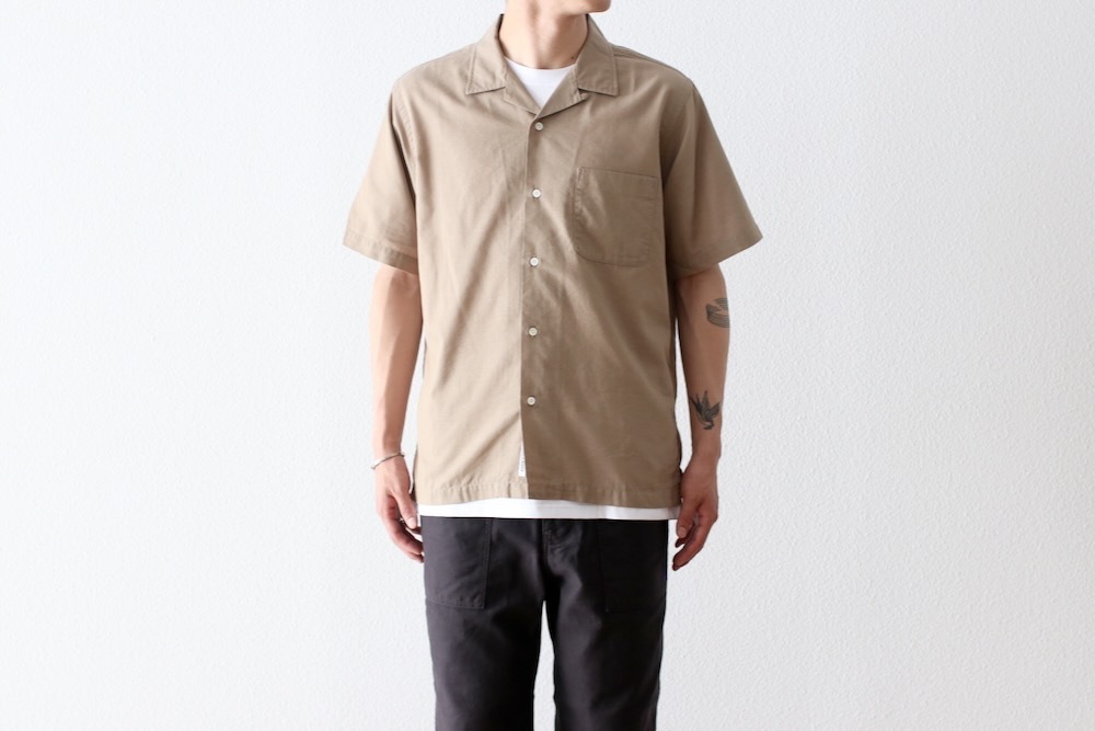 nanamica(�ʥʥߥ�) "Open Collar Panama S/S Shirt"