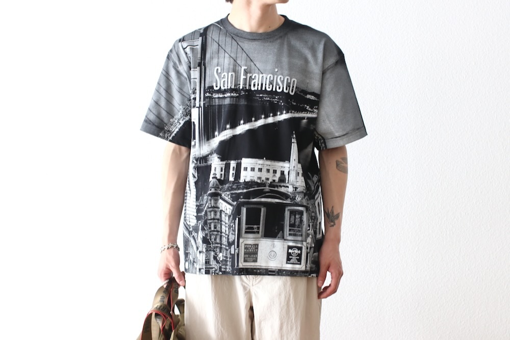 SEVEN BY SEVEN (���֥�Х����֥�) "PRINTED SOUVENIR TEE - San Francisco Collage -"