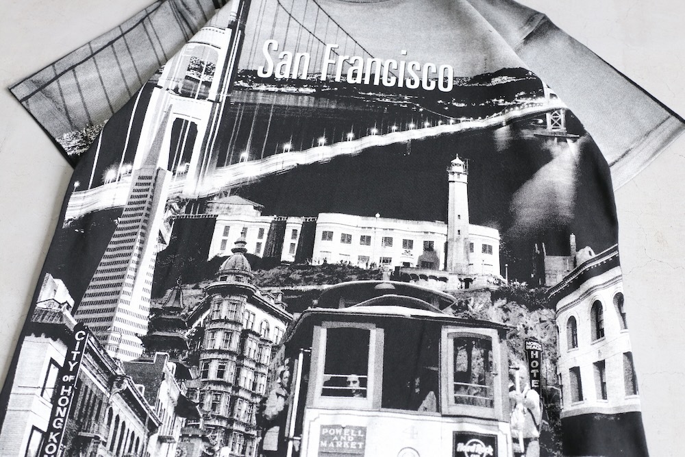 SEVEN BY SEVEN (���֥�Х����֥�) "PRINTED SOUVENIR TEE - San Francisco Collage -"