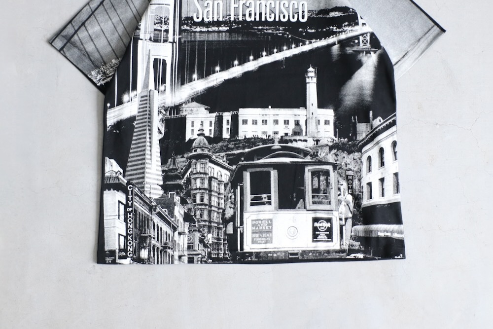 SEVEN BY SEVEN (���֥�Х����֥�) "PRINTED SOUVENIR TEE - San Francisco Collage -"