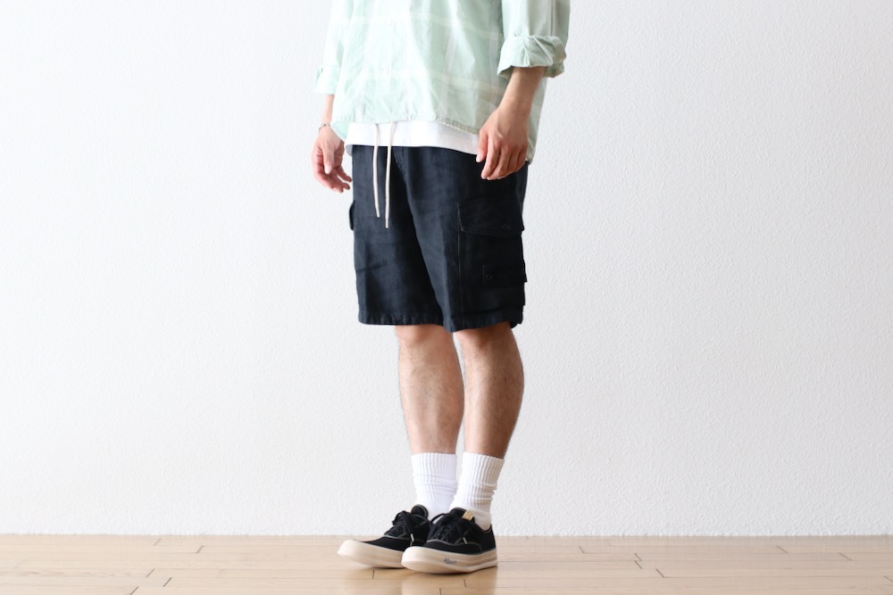 STONE ISLAND(ȡ󥢥 ) "STONE ISLAND GHOST PIECE DIAGONAL LINEN BERMUDA REGULAR GHOST"