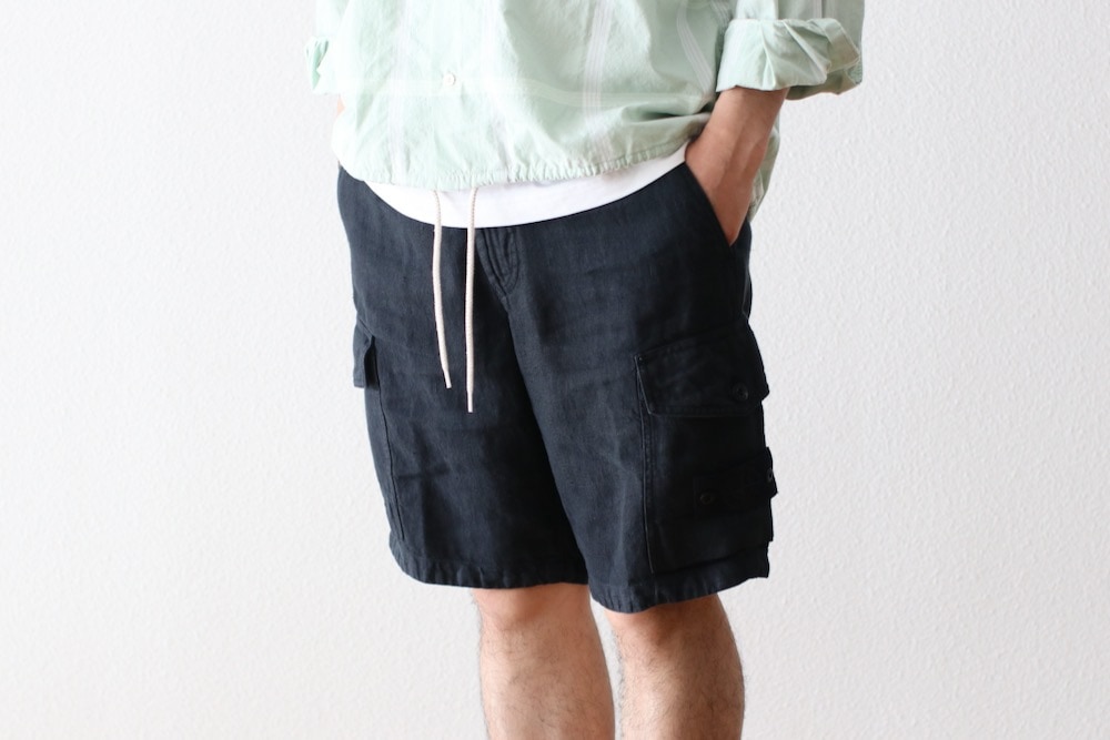 STONE ISLAND(ȡ󥢥 ) "STONE ISLAND GHOST PIECE DIAGONAL LINEN BERMUDA REGULAR GHOST"