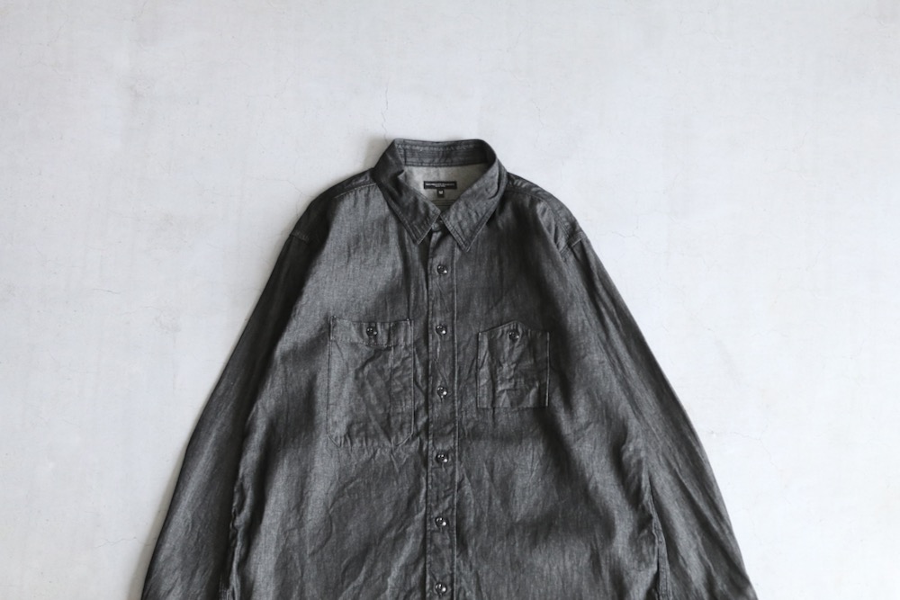 Engineered Garments (���󥸥˥����ɥ�������) "Work Shirt - Cotton Denim Shirting"