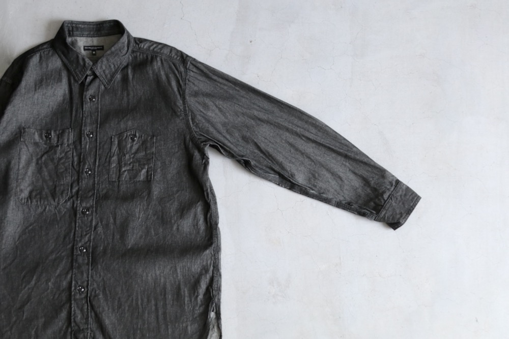 Engineered Garments (���󥸥˥����ɥ�������) "Work Shirt - Cotton Denim Shirting"