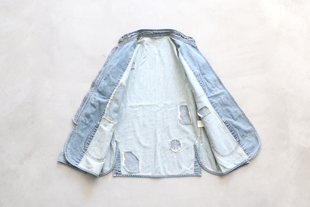 CANNERY ROW DENIM CHINESE JACKET サイズ4 10月上旬発送】CANNERY ROW DENIM CHINESE JACKET – PORTER