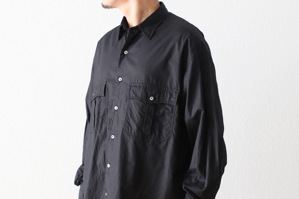 Porter Classic(ݡ饷å) "ROLL UP SHIRT(ALUMO FABRIC 160/3)"
