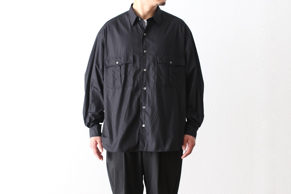 Porter Classic(ݡ饷å) "ROLL UP SHIRT(ALUMO FABRIC 160/3)"