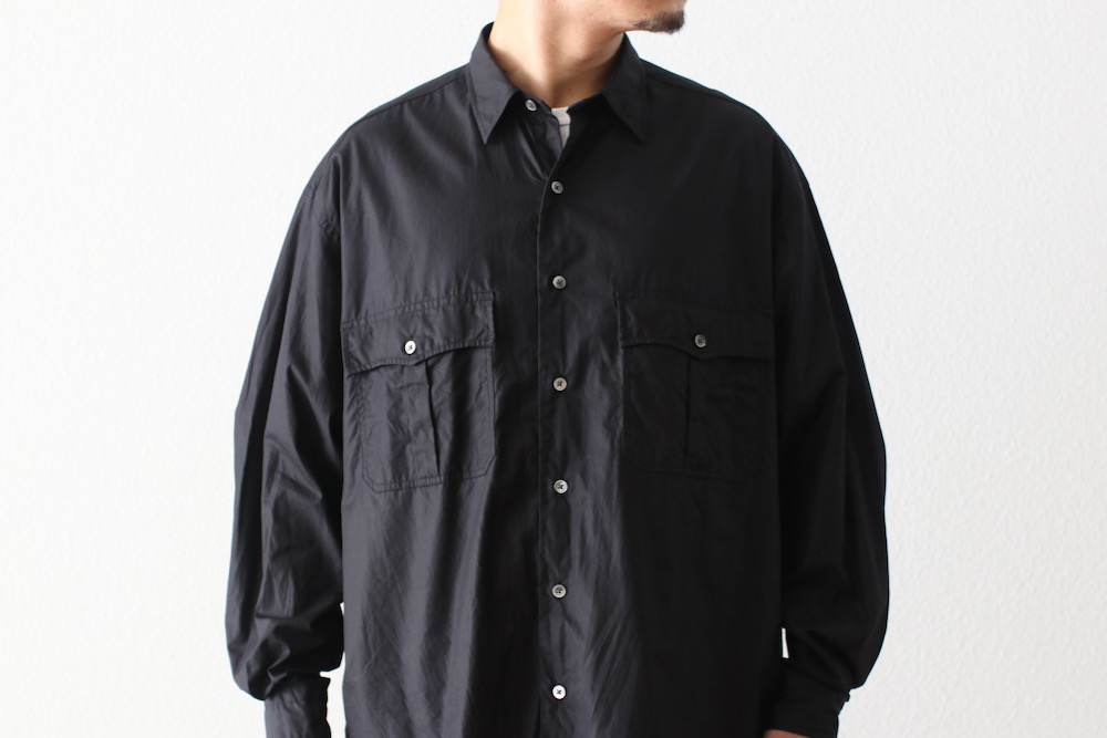 Porter Classic(ݡ饷å) "ROLL UP SHIRT(ALUMO FABRIC 160/3)"