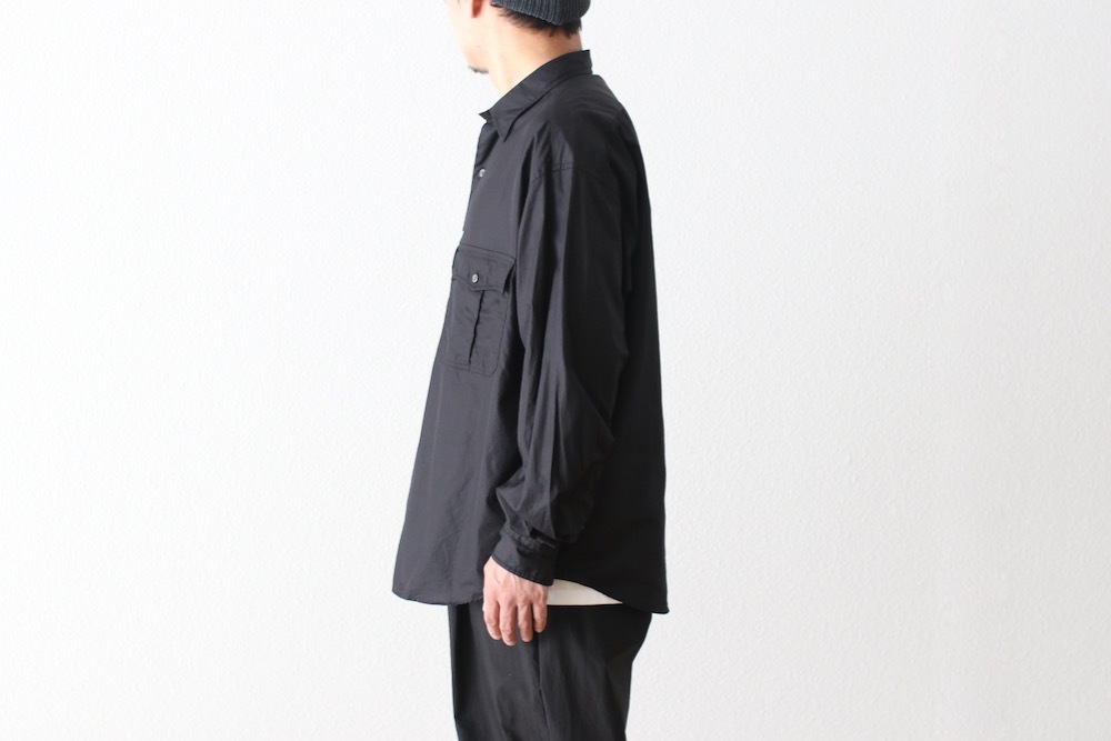 Porter Classic(ݡ饷å) "ROLL UP SHIRT(ALUMO FABRIC 160/3)"