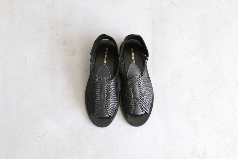 SEVEN BY SEVEN (���֥�Х����֥�) "HANDMADE BRAIDED LEATHER SANDALS SHOES"