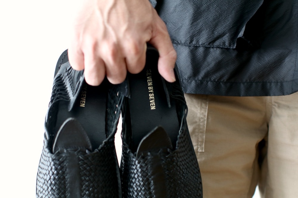 SEVEN BY SEVEN (���֥�Х����֥�) "HANDMADE BRAIDED LEATHER SANDALS SHOES"