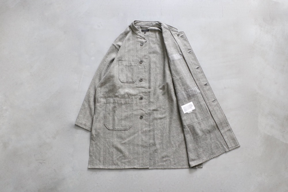 Engineered Garments (���󥸥˥����ɥ�������) "Dayton Long Shirt - Wool Striped HB"