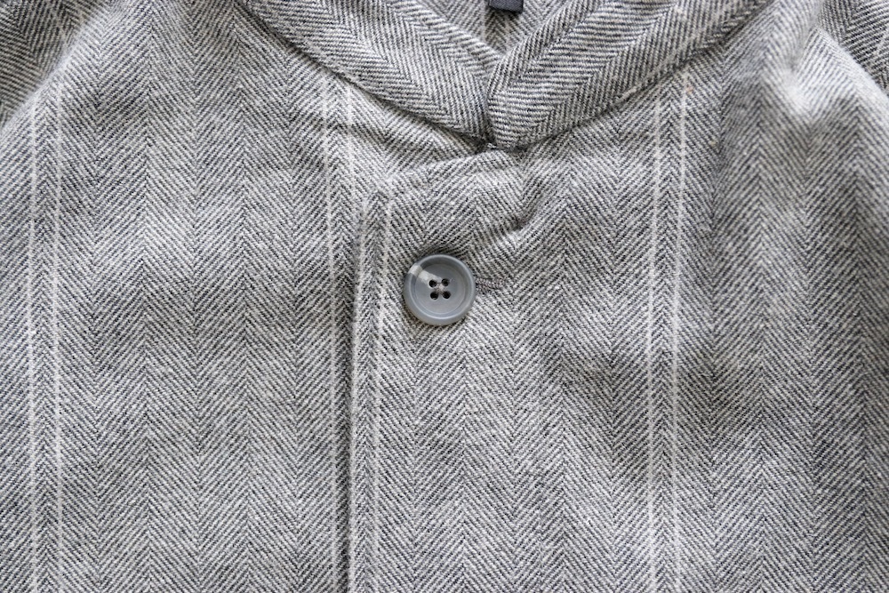 Engineered Garments (���󥸥˥����ɥ�������) "Dayton Long Shirt - Wool Striped HB"