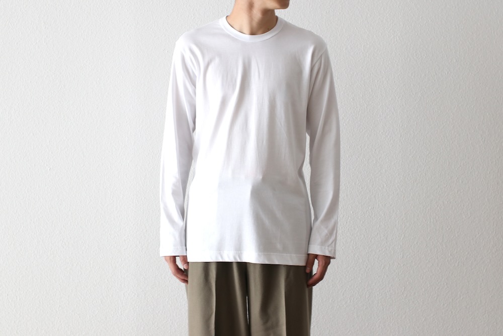 COMME des GARCONS SHIRT(  륽 ) "cotton jersey plain with FOREVER Printed L/S TEE FZ-T003-051"