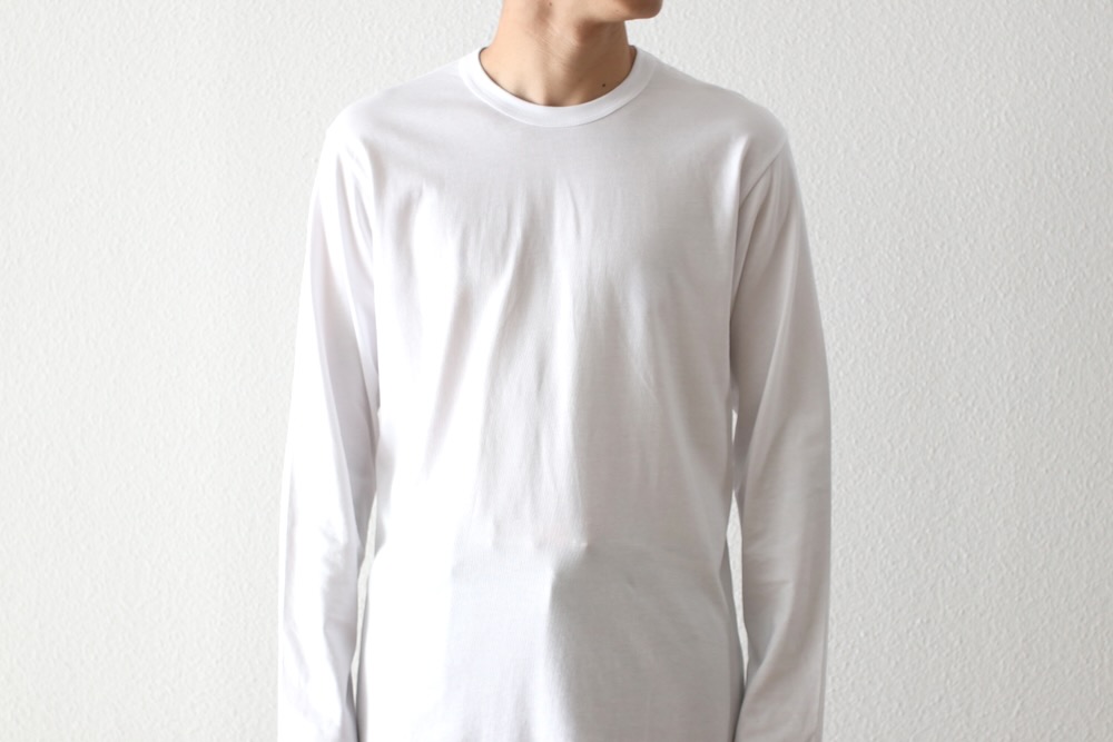 COMME des GARCONS SHIRT(  륽 ) "cotton jersey plain with FOREVER Printed L/S TEE FZ-T003-051"