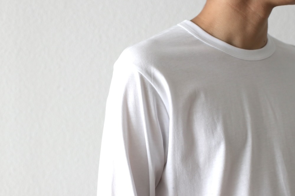 COMME des GARCONS SHIRT(  륽 ) "cotton jersey plain with FOREVER Printed L/S TEE FZ-T003-051"