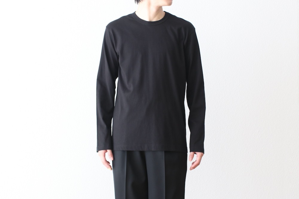 COMME des GARCONS SHIRT(���� �� ����륽�� �����) "cotton jersey plain with FOREVER Printed L/S TEE FZ-T003-051"