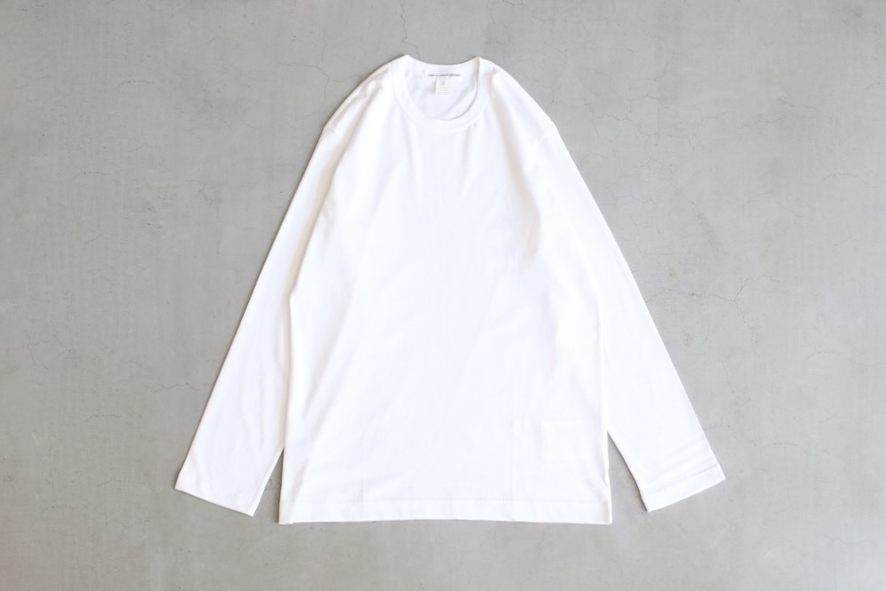 COMME des GARCONS SHIRT(  륽 ) "cotton jersey plain with FOREVER Printed L/S TEE FZ-T003-051"
