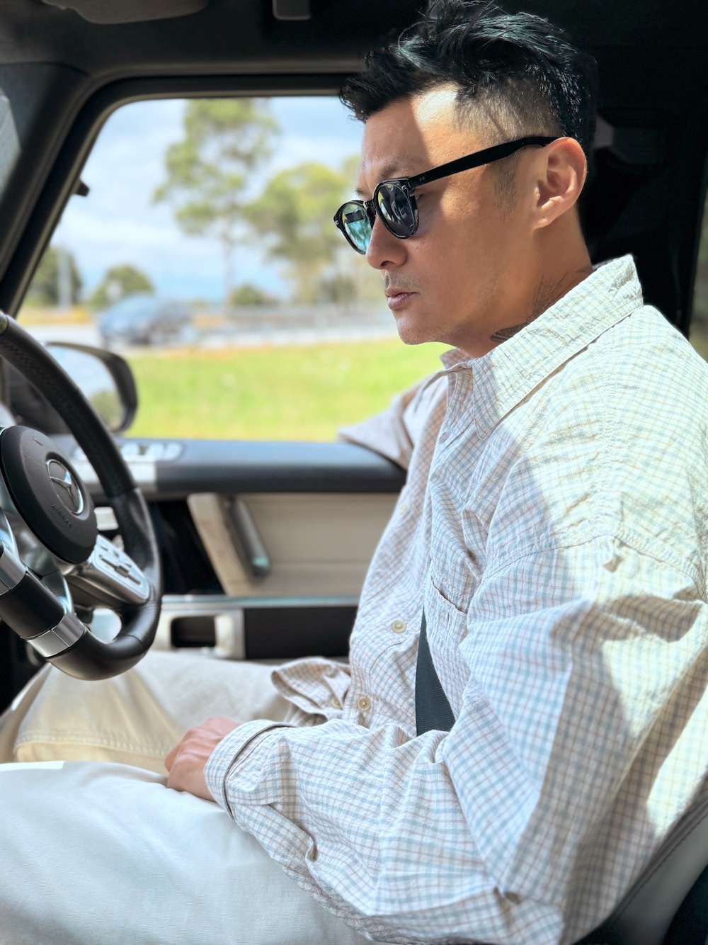 MADNESS (�ޥåɥͥ�) "MADNESS STANDARD MINI CHECK BD SHIRT"