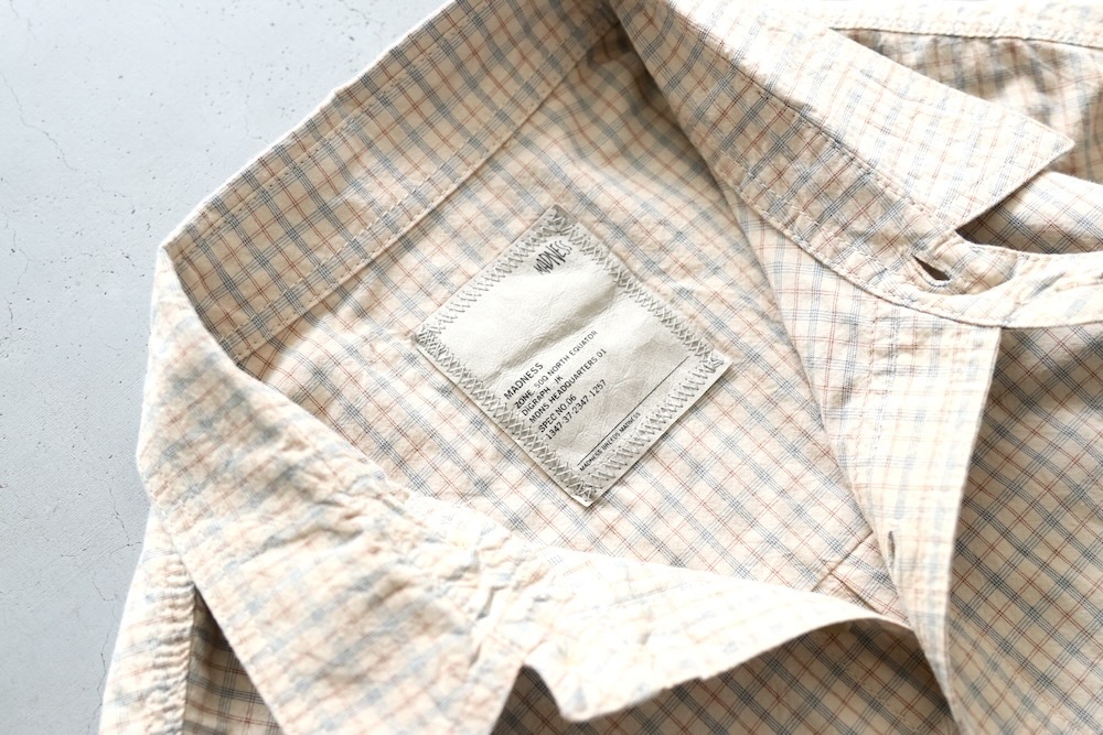 MADNESS (�ޥåɥͥ�) "MADNESS STANDARD MINI CHECK BD SHIRT"
