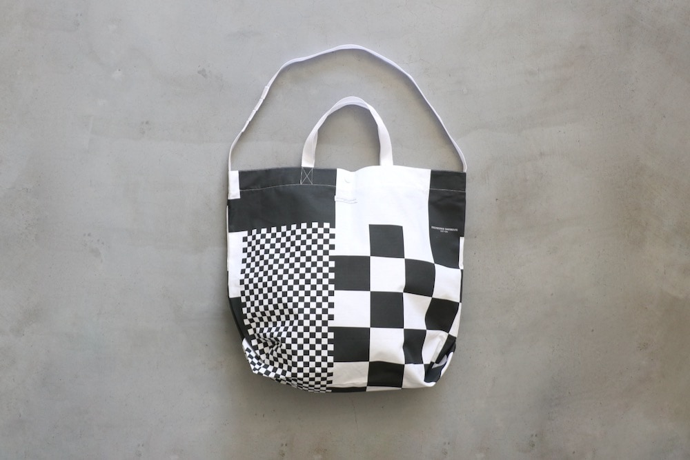 Engineered Garments (���󥸥˥����ɥ�������) "Carry All Tote - Checker Print Cotton Ripstop - "
