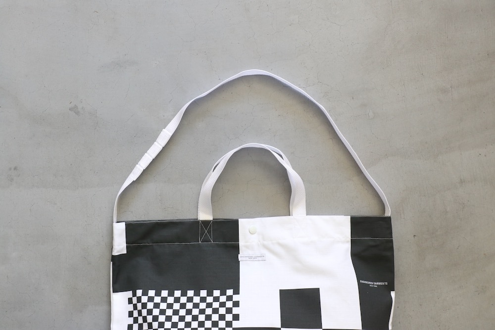 Engineered Garments (���󥸥˥����ɥ�������) "Carry All Tote - Checker Print Cotton Ripstop - "