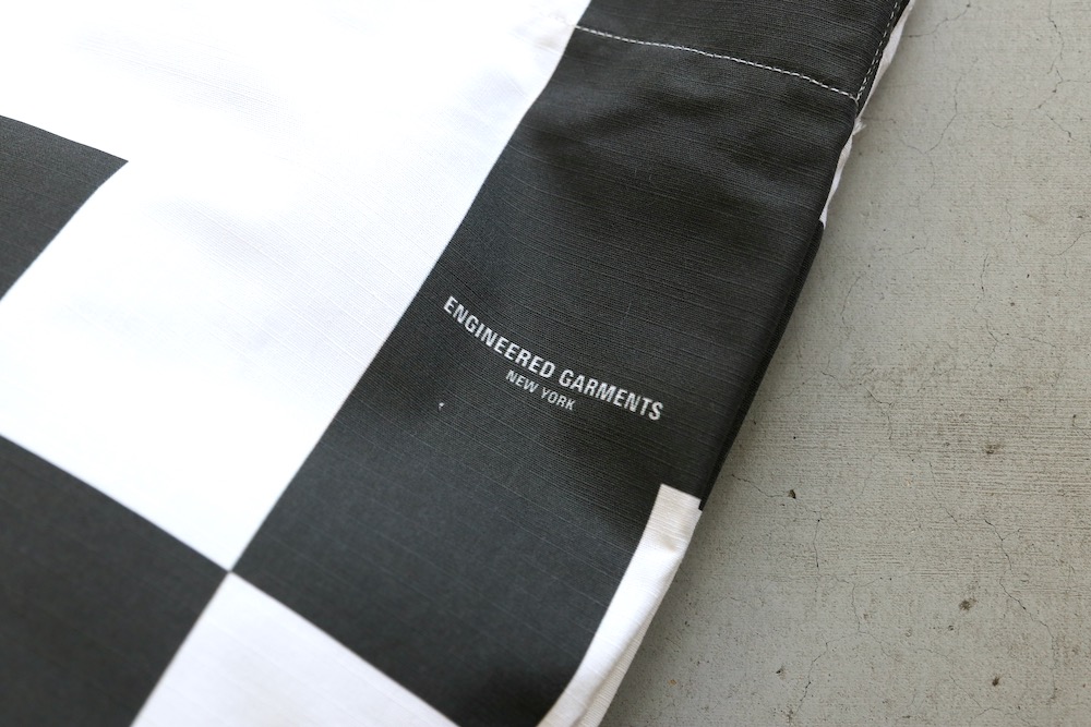Engineered Garments (���󥸥˥����ɥ�������) "Carry All Tote - Checker Print Cotton Ripstop - "