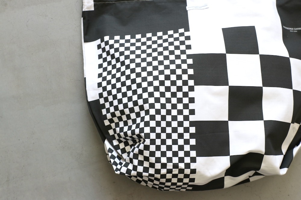 Engineered Garments (���󥸥˥����ɥ�������) "Carry All Tote - Checker Print Cotton Ripstop - "
