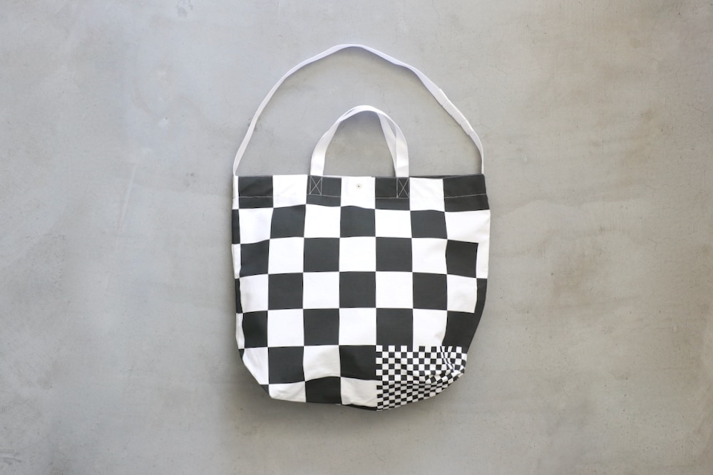 Engineered Garments (���󥸥˥����ɥ�������) "Carry All Tote - Checker Print Cotton Ripstop - "