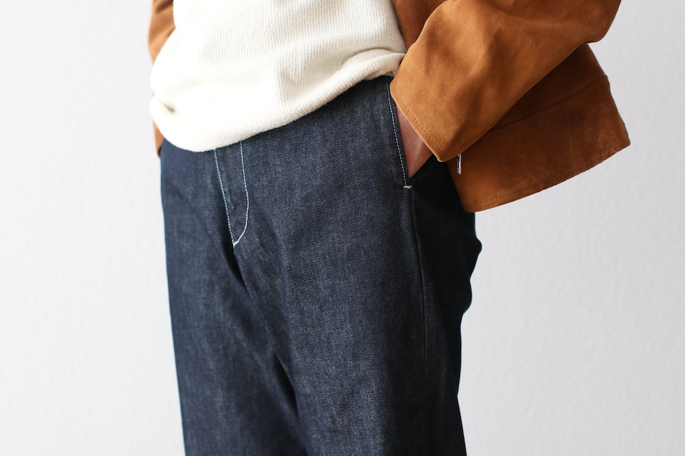 JAPAN MADEitten. (åƥ) "itten 03 field trousers -Indigo denim-"