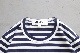 ��unisex��PLAY COMME des GARCONS(�ץ쥤 ���� �� ����륽��) "L/S TEE NAVY BORDER With Double Heart - AX-T228-051 -"