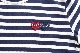 ��unisex��PLAY COMME des GARCONS(�ץ쥤 ���� �� ����륽��) "L/S TEE NAVY BORDER With Double Heart - AX-T228-051 -"