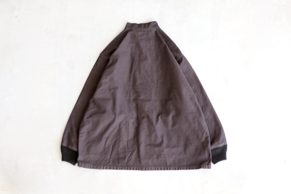 Needles(ˡɥ륺) "Stand Collar Army Shirt - Back Sateen"