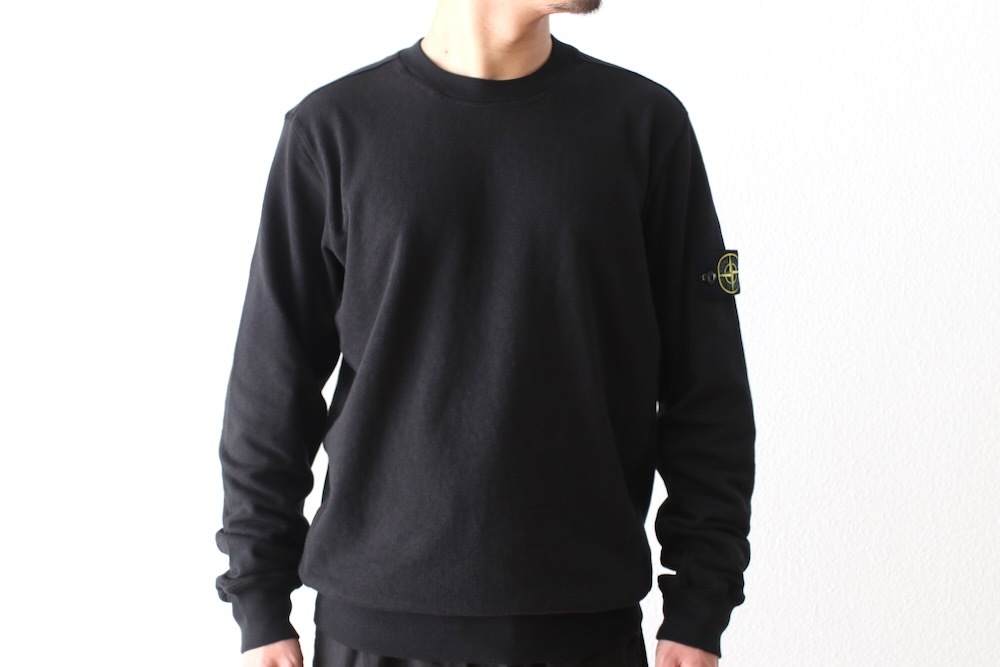 STONE ISLAND(ȡ󥢥 ) "MALFILE FLEECE OLD EFFECT COTTON CREW NECK SWEATSHIRTS"