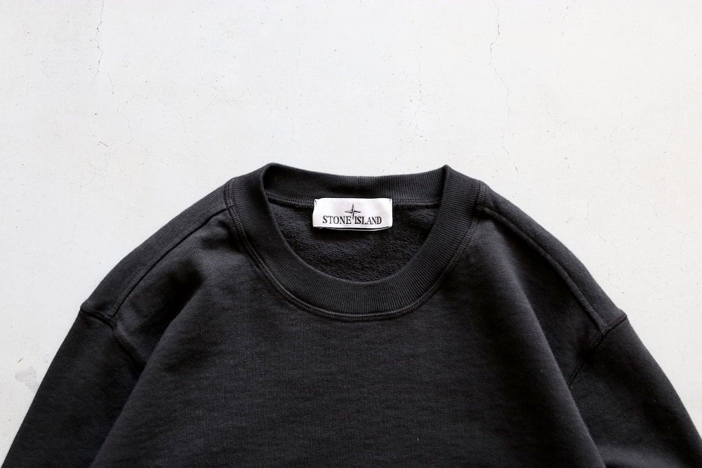 STONE ISLAND(ȡ󥢥 ) "MALFILE FLEECE OLD EFFECT COTTON CREW NECK SWEATSHIRTS"
