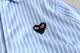 PLAY COMME des GARCONS(�ץ쥤 ���� �� ����륽��) "Striped Short Sleeve Shirt - AX-B022-051 -"