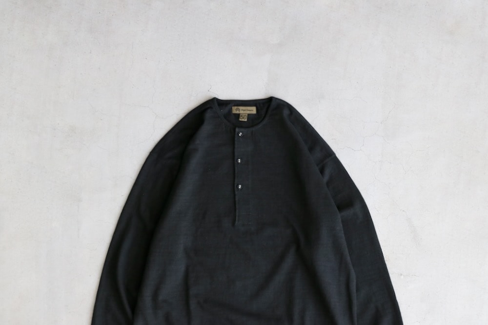 ナイジェルケーボン 50s ヘンリーネックシャツ ブラック50サイズ 楽天市場】Nigel Cabourn 50s HENLEY NECK SHIRT (ナイジェル